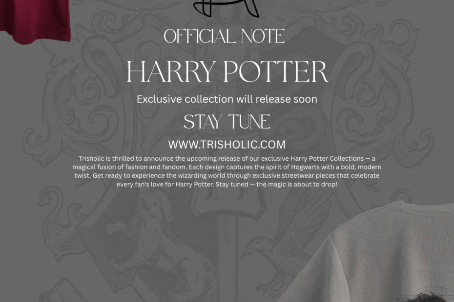 Trisholic New Collection Release Official Note streetwear display