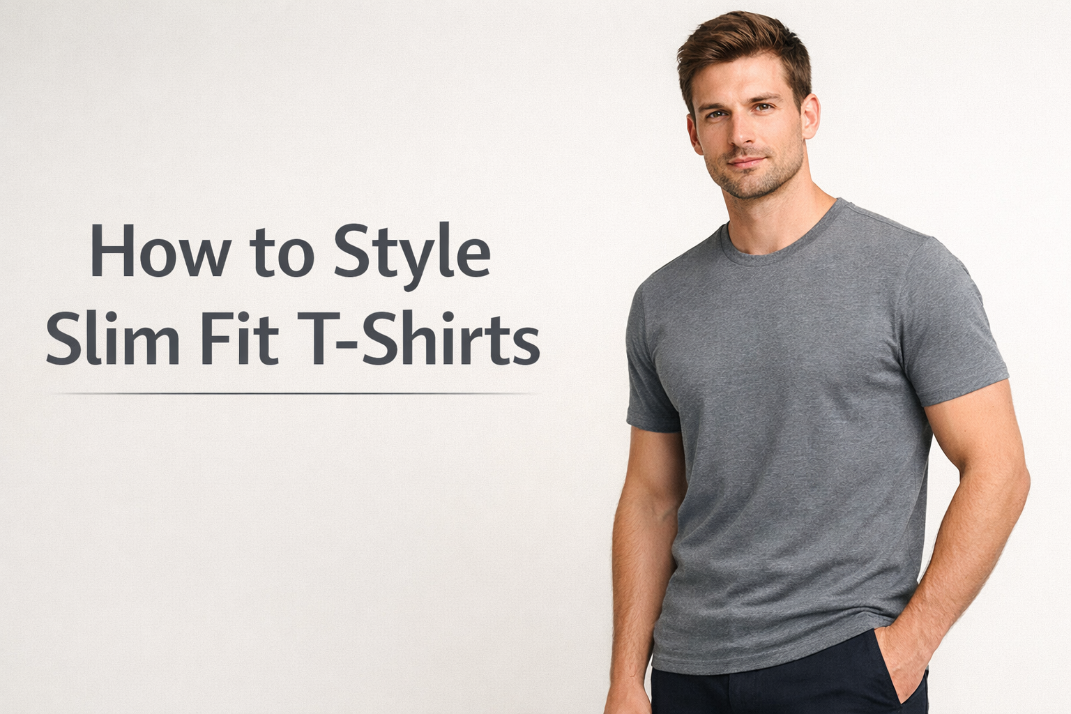 How to Style Slim Fit T-Shirts for Casual and Office Looks